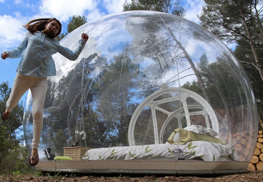 winter bubble tent