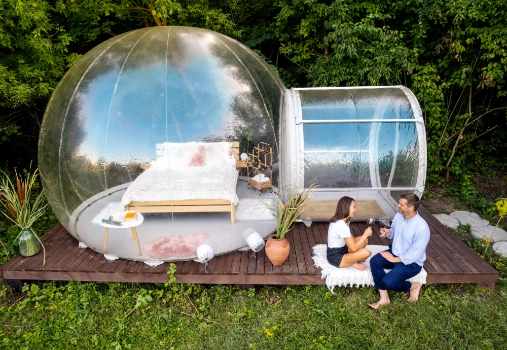 tunnel inflatable bubble tent